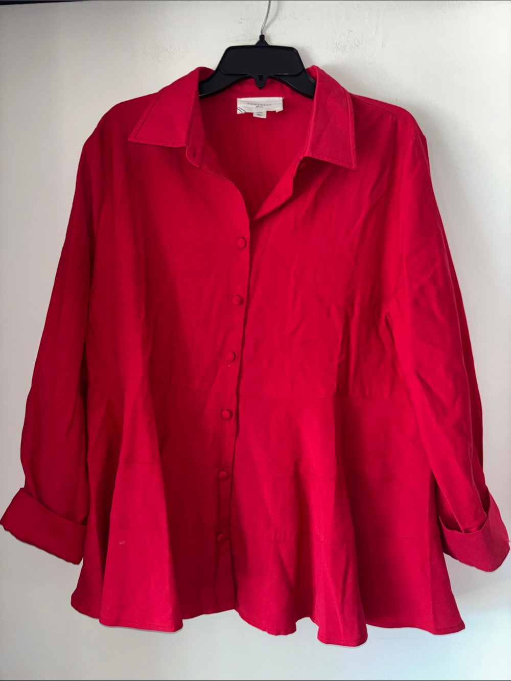 Pomander Place Red Blouse